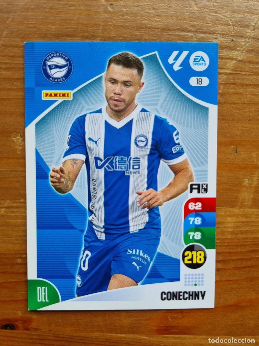 Cromos de f&uacute;tbol: 18 CONECHNY (Deportivo Alav&eacute;s). Liga 2024 2025 24 25 Adrenalyn XL (Panini)