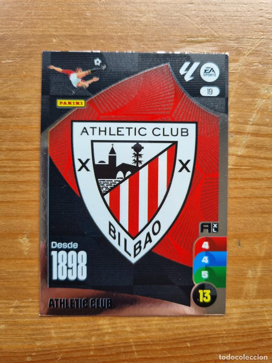 Cromos de f&uacute;tbol: 19 ESCUDO (Athletic Club de Bilbao). Liga 2024 2025 24 25 Adrenalyn XL (Panini)