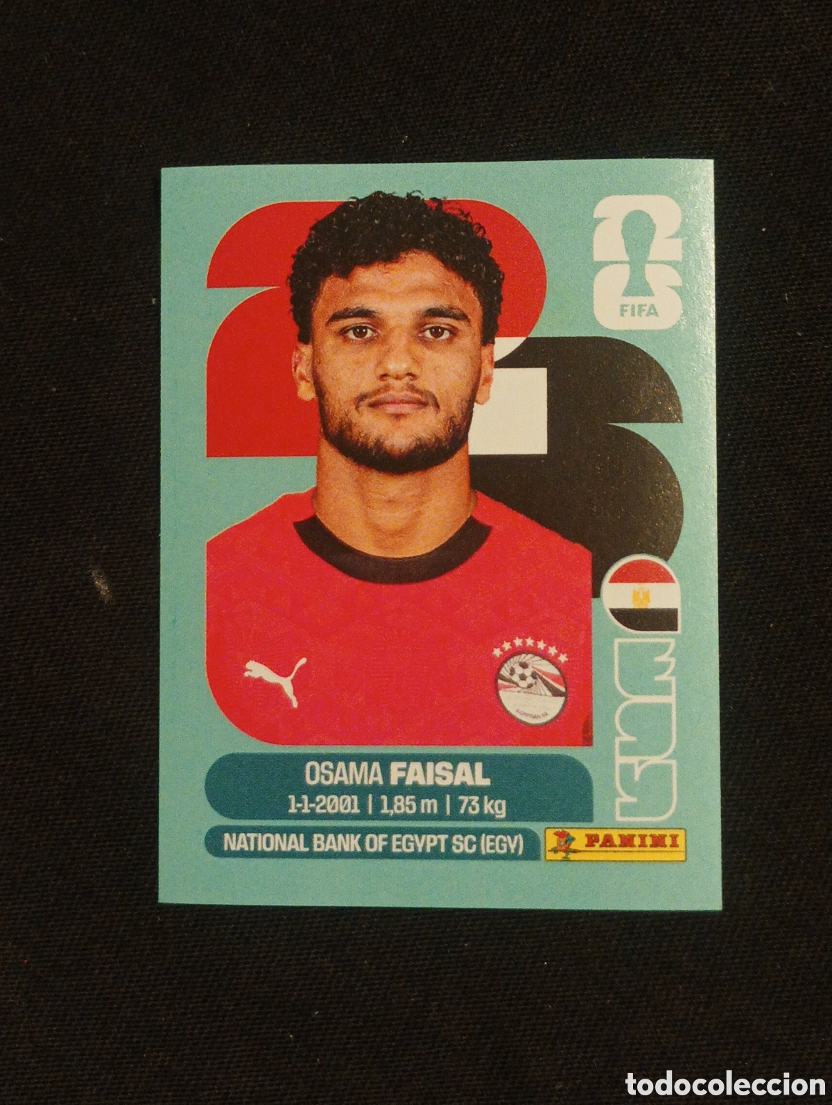 Cromos de f&uacute;tbol: mundial panini 2026 osama faisal