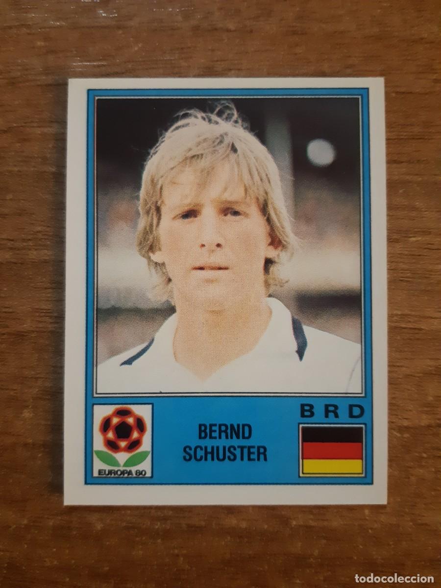 Cromos de f&uacute;tbol: N&deg;52 BERND SCHUSTER ROOKIE ALEMANIA EUROPA 80 PANINI EURO ITALIA 1980 PANINI.NUNCA PEGADO, SIN PEGAR