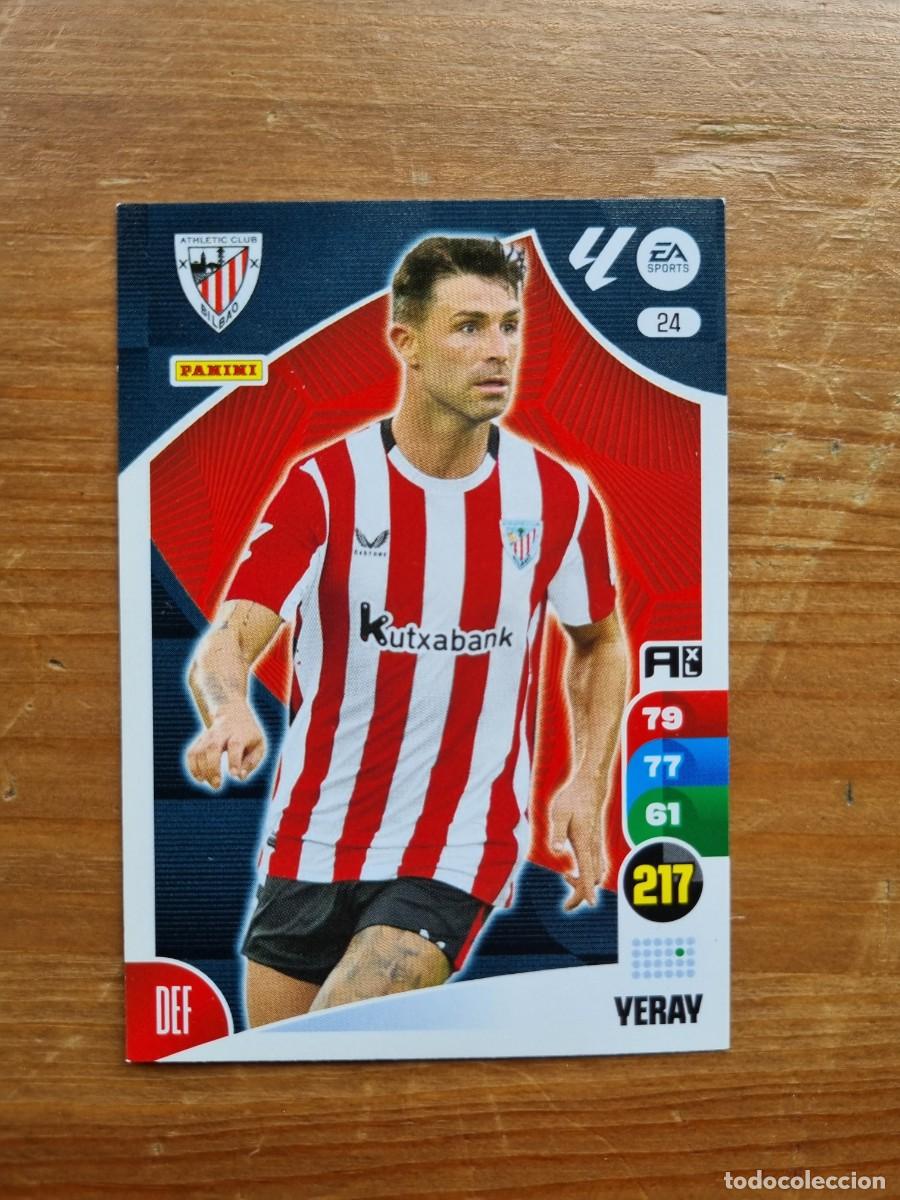 Cromos de f&uacute;tbol: 24 YERAY (Athletic Club de Bilbao). Liga 2024 2025 24 25 Adrenalyn XL (Panini)