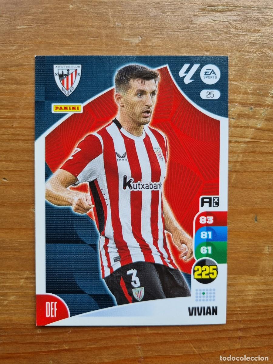 Cromos de f&uacute;tbol: 25 VIVIAN (Athletic Club de Bilbao). Liga 2024 2025 24 25 Adrenalyn XL (Panini)