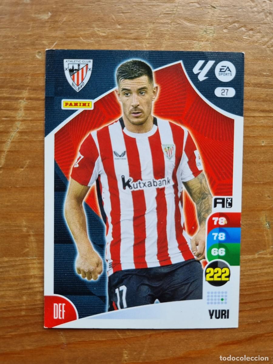 Cromos de f&uacute;tbol: 27 YURI (Athletic Club de Bilbao). Liga 2024 2025 24 25 Adrenalyn XL (Panini)