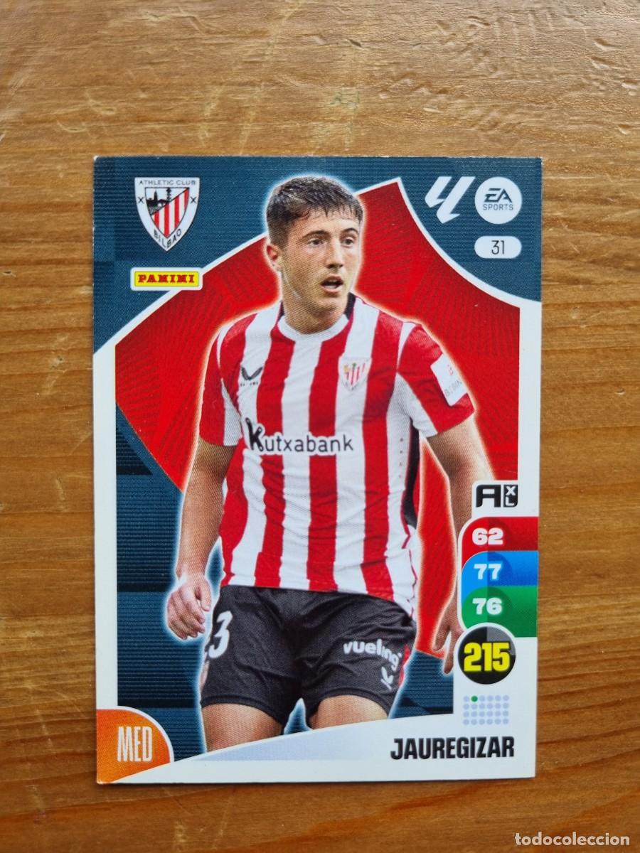 Cromos de f&uacute;tbol: 31 JAUREGIZAR (Athletic Club de Bilbao). Liga 2024 2025 24 25 Adrenalyn XL (Panini)