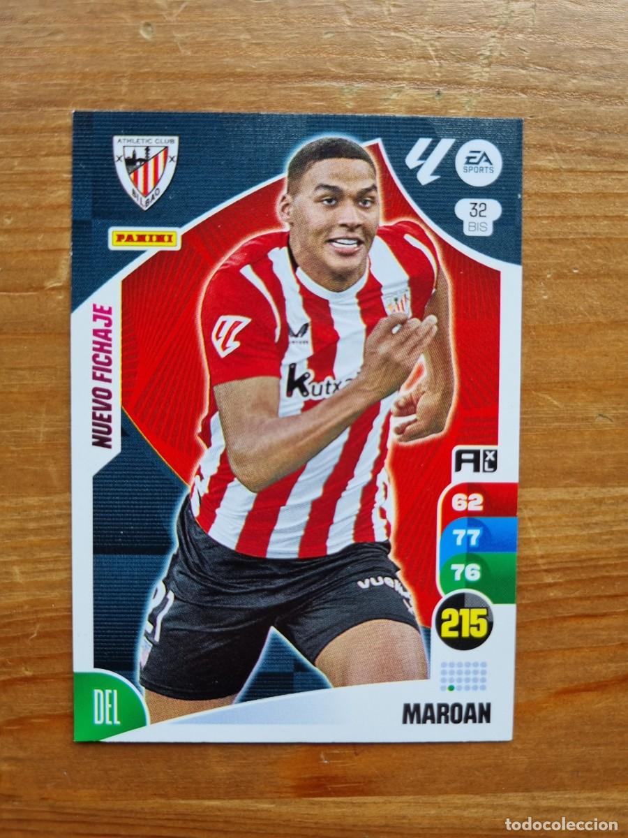 Cromos de f&uacute;tbol: 32 Bis MAROAN (Athletic Club de Bilbao) NUEVO FICHAJE. Liga 2024 2025 24 25 Adrenalyn XL (Panini)