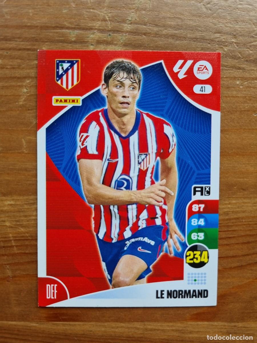 Cromos de f&uacute;tbol: 41 LE NORMAND (Atl&eacute;tico de Madrid). Liga 2024 2025 24 25 Adrenalyn XL (Panini)