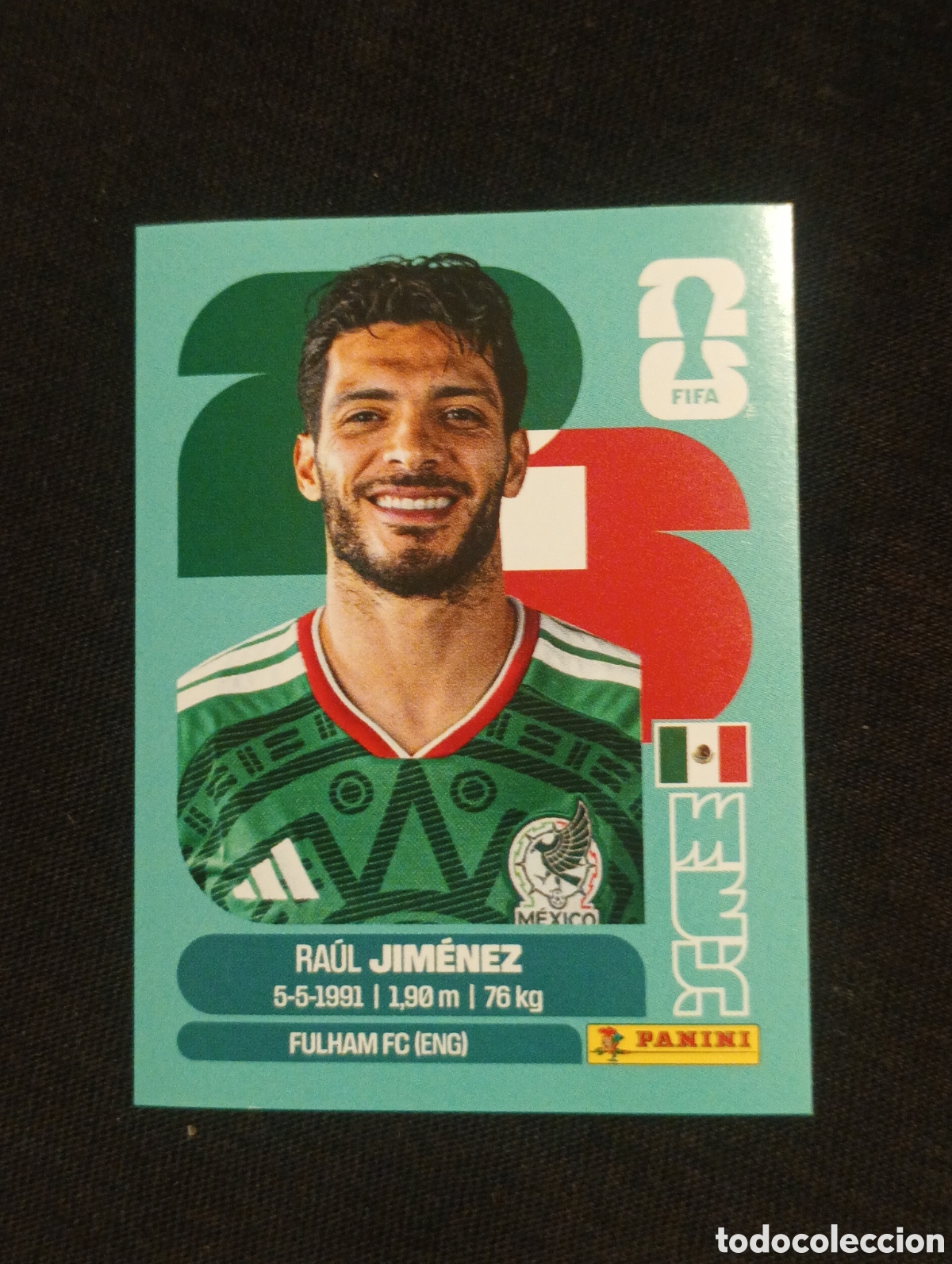 Cromos de f&uacute;tbol: mundial panini 2026 Ra&uacute;l Jim&eacute;nez