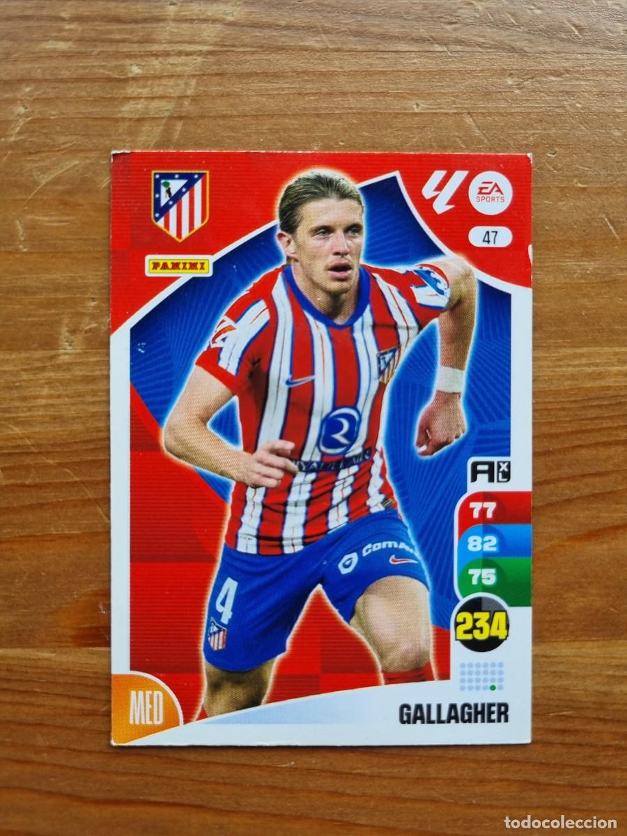 Cromos de f&uacute;tbol: 47 GALLAGHER (Atl&eacute;tico de Madrid). Liga 2024 2025 24 25 Adrenalyn XL (Panini)