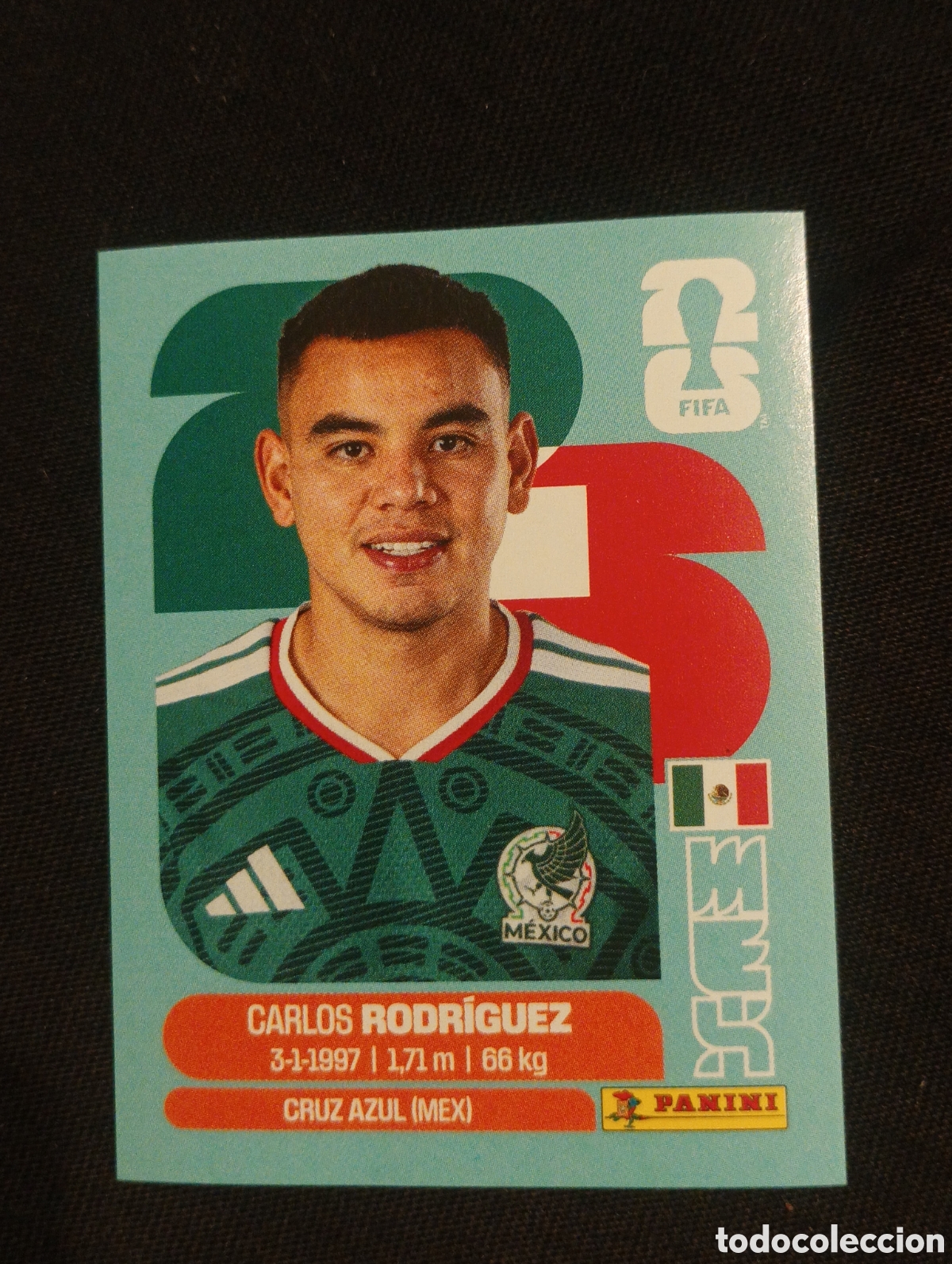 Cromos de f&uacute;tbol: mundial panini 2026 Carlos Rodr&iacute;guez