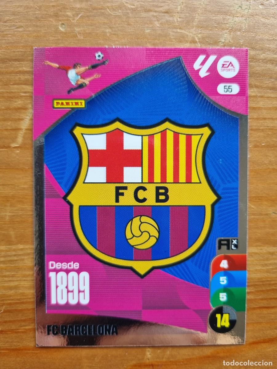 Cromos de f&uacute;tbol: 55 ESCUDO (FC Barcelona). Liga 2024 2025 24 25 Adrenalyn XL (Panini)