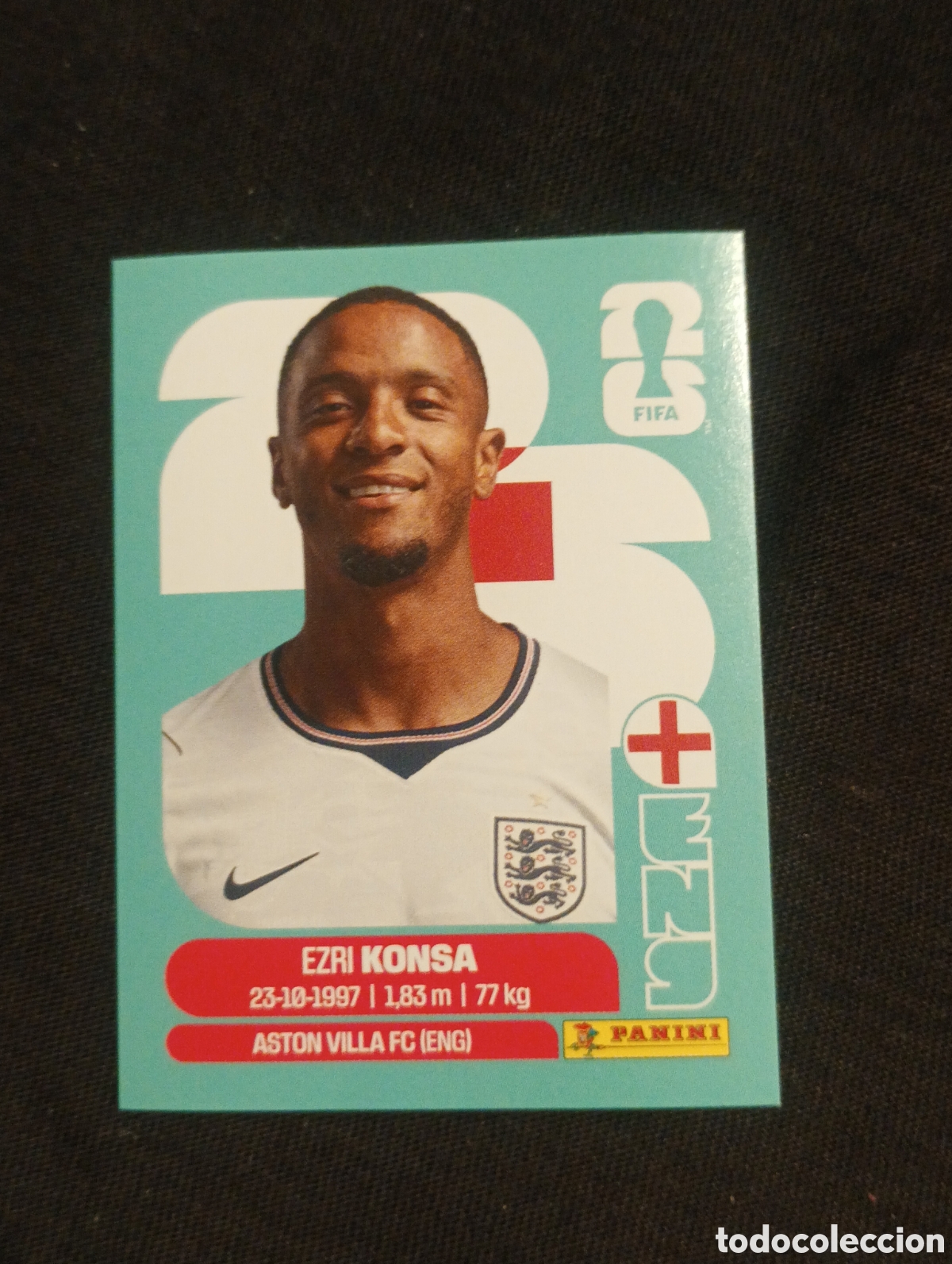 Cromos de f&uacute;tbol: mundial panini 2026 ezri konsa