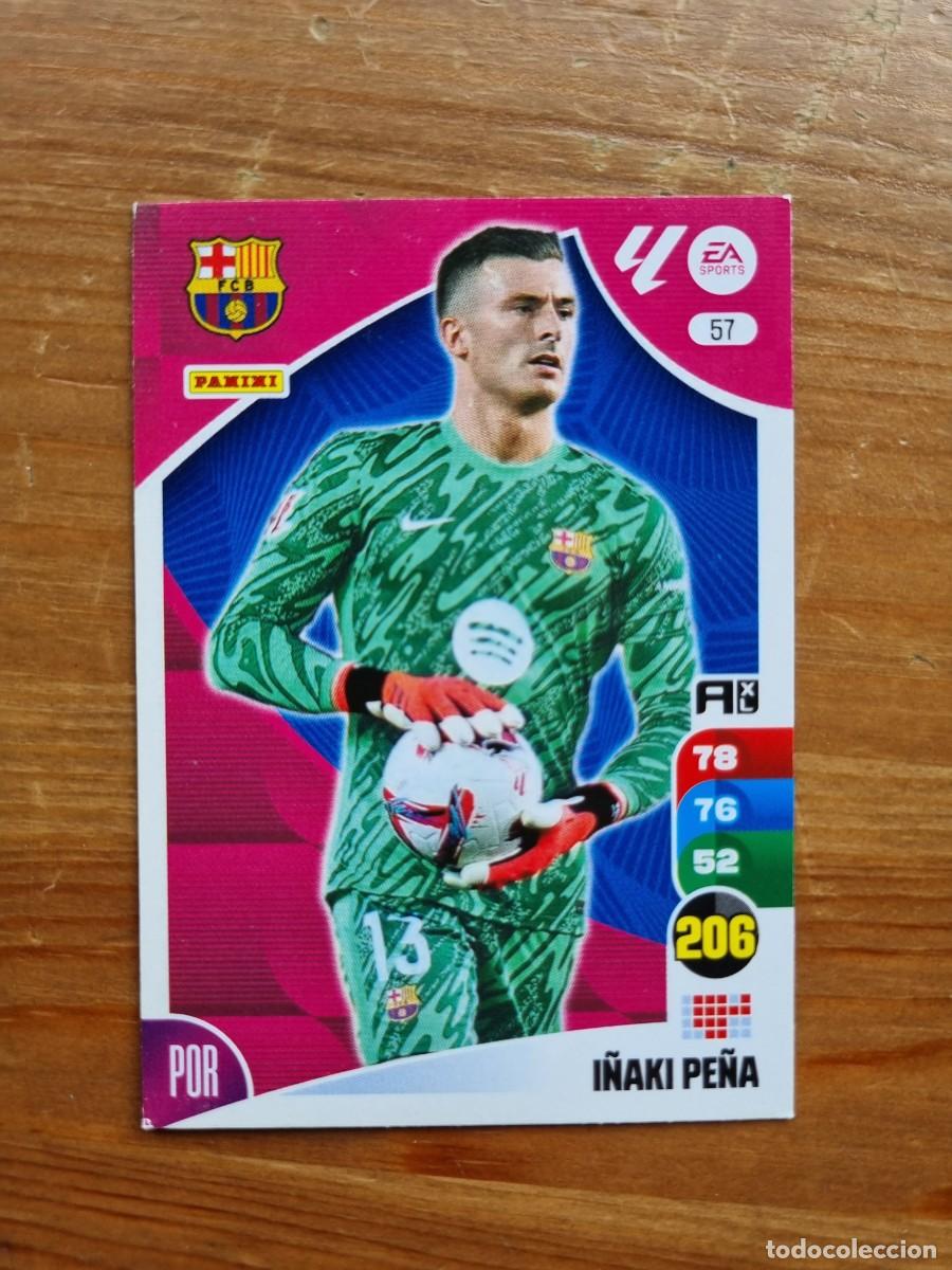 Cromos de f&uacute;tbol: 57 I&Ntilde;AKI PE&Ntilde;A (FC Barcelona). Liga 2024 2025 24 25 Adrenalyn XL (Panini)