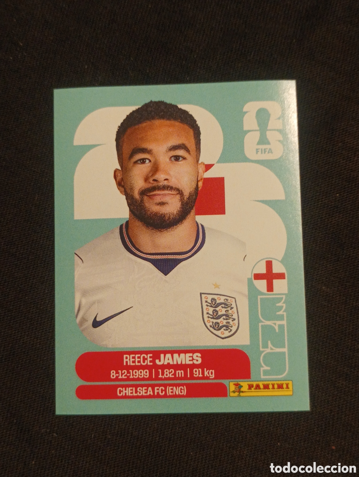 Cromos de f&uacute;tbol: mundial panini 2026 reece james