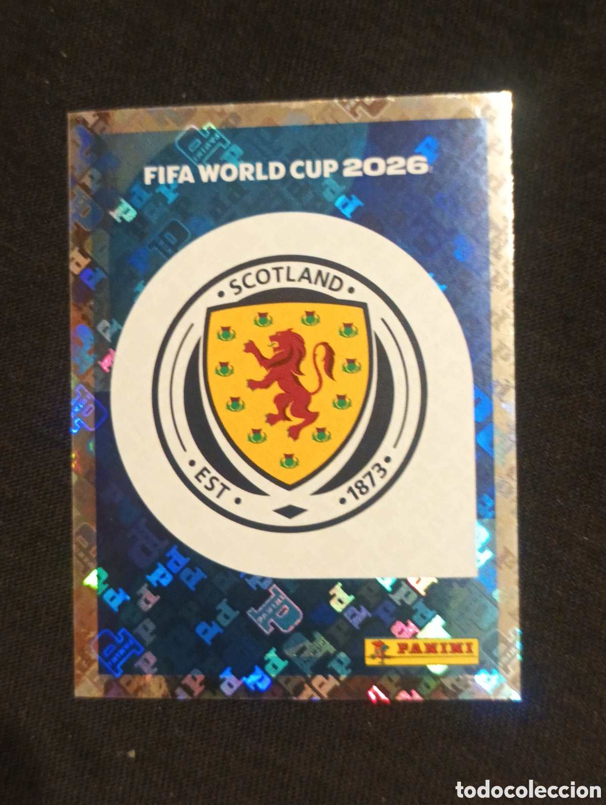 Cromos de f&uacute;tbol: mundial panini 2026 escudo scotland