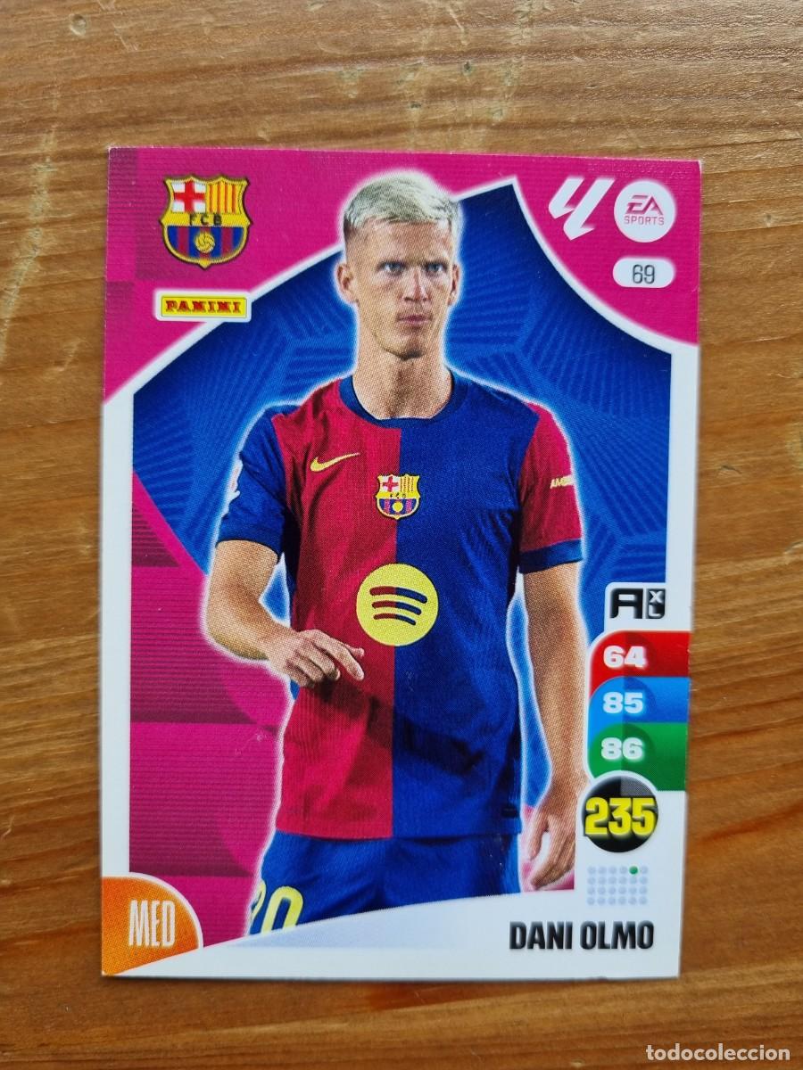 Cromos de f&uacute;tbol: 69 DANI OLMO (FC Barcelona). Liga 2024 2025 24 25 Adrenalyn XL (Panini)