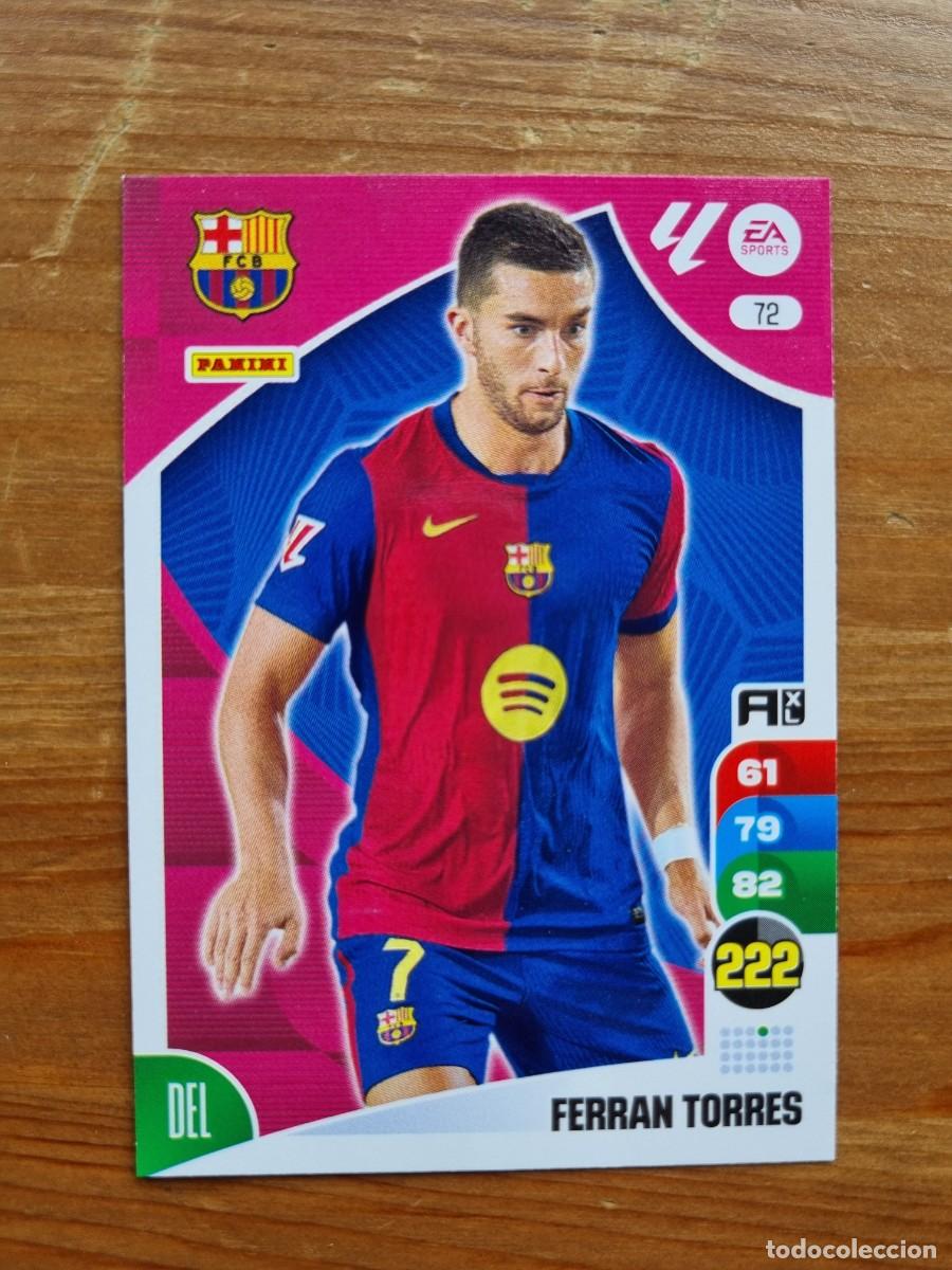 Cromos de f&uacute;tbol: 72 FERR&Aacute;N TORRES (FC Barcelona). Liga 2024 2025 24 25 Adrenalyn XL (Panini)
