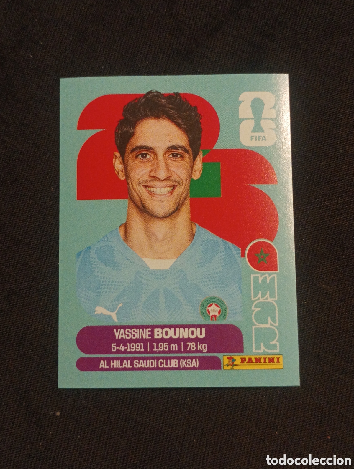 Cromos de f&uacute;tbol: mundial panini 2026 yassine bounou