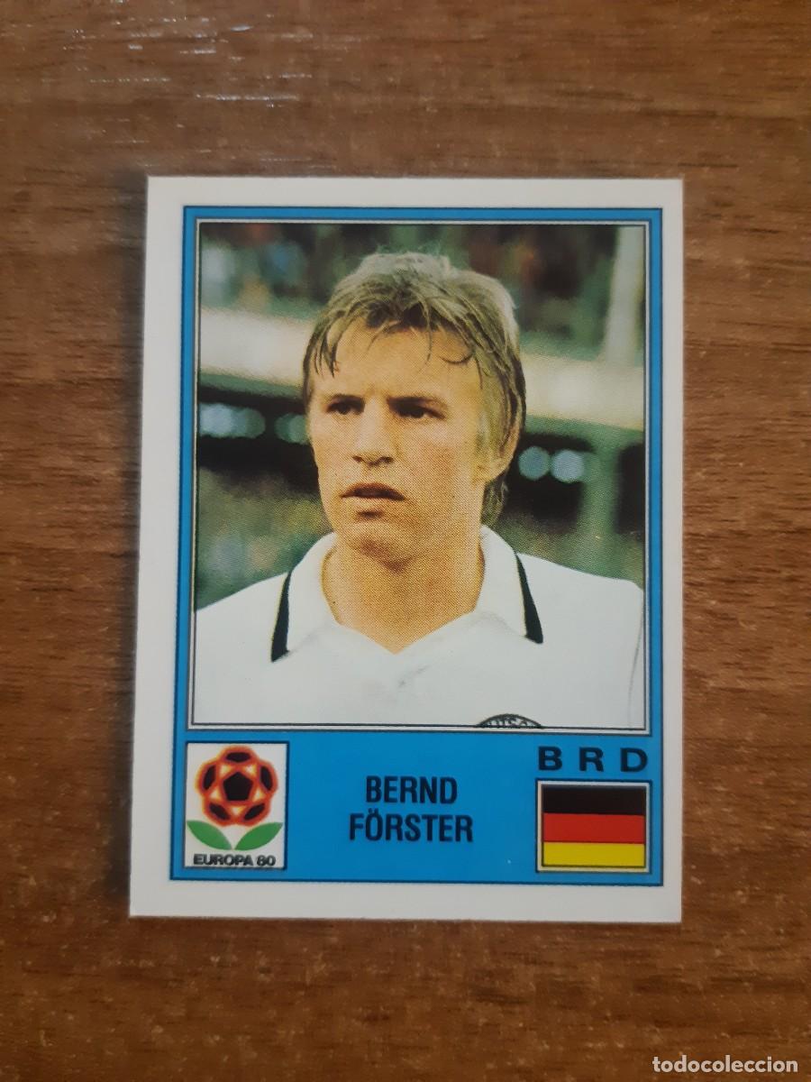 Cromos de f&uacute;tbol: N&deg;49 BERND F&Ouml;RSTER ALEMANIA EUROPA 80 PANINI EURO ITALIA 1980 PANINI.NUNCA PEGADO, SIN PEGAR