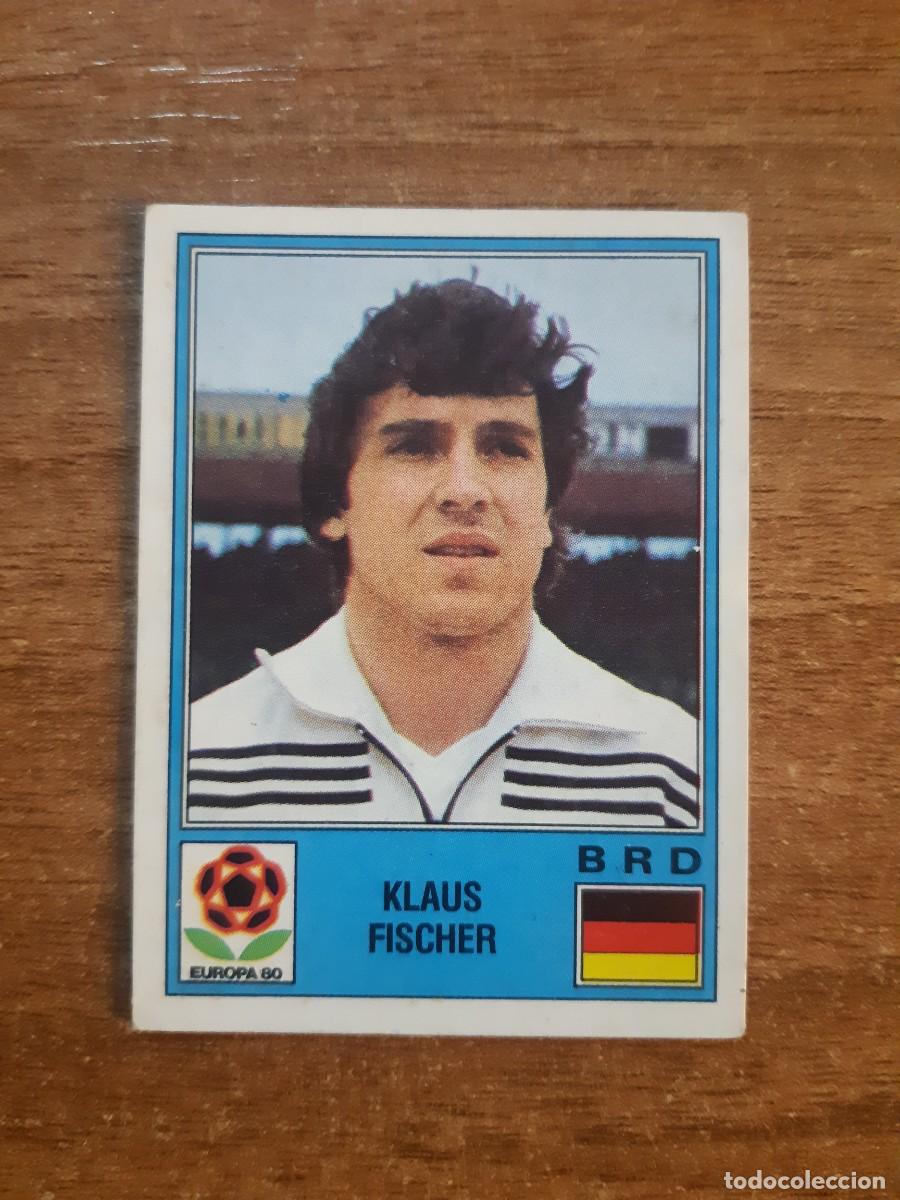 Cromos de f&uacute;tbol: N&deg;46 KLAUS FISCHER ALEMANIA EUROPA 80 PANINI EURO ITALIA 1980 PANINI.NUNCA PEGADO, SIN PEGAR