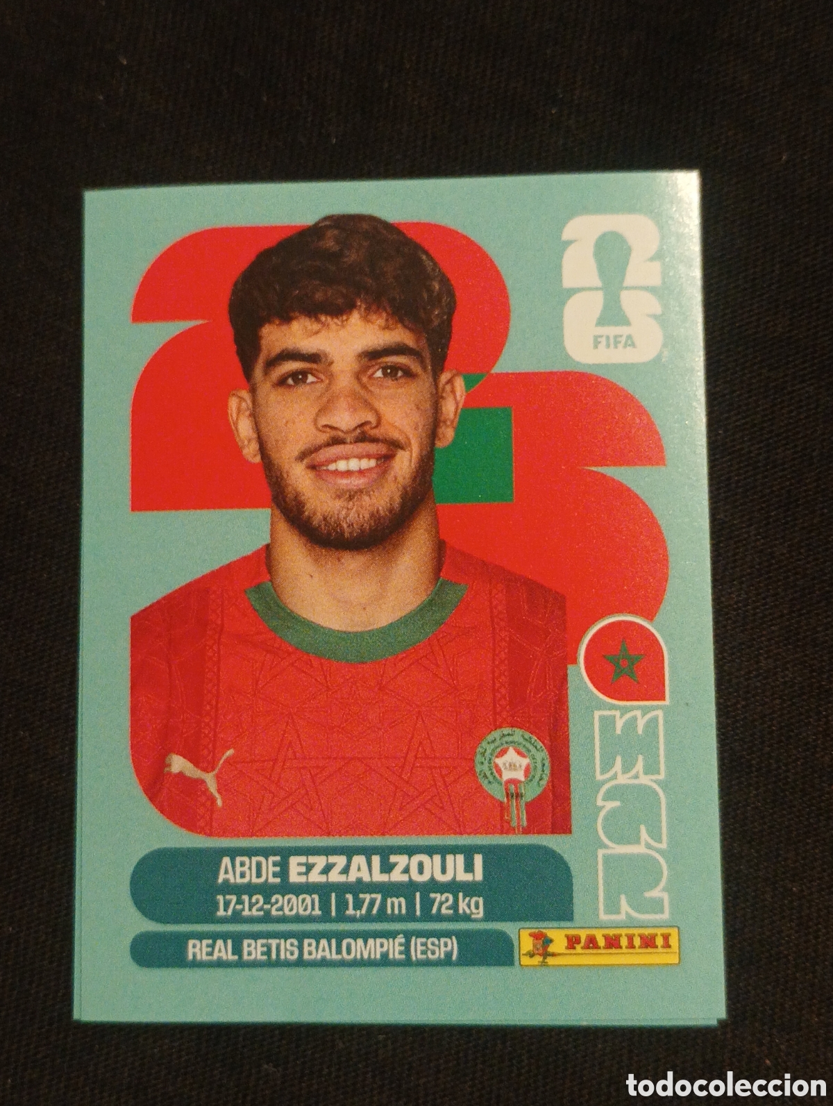 Cromos de f&uacute;tbol: mundial panini 2026 abde ezzalzouli