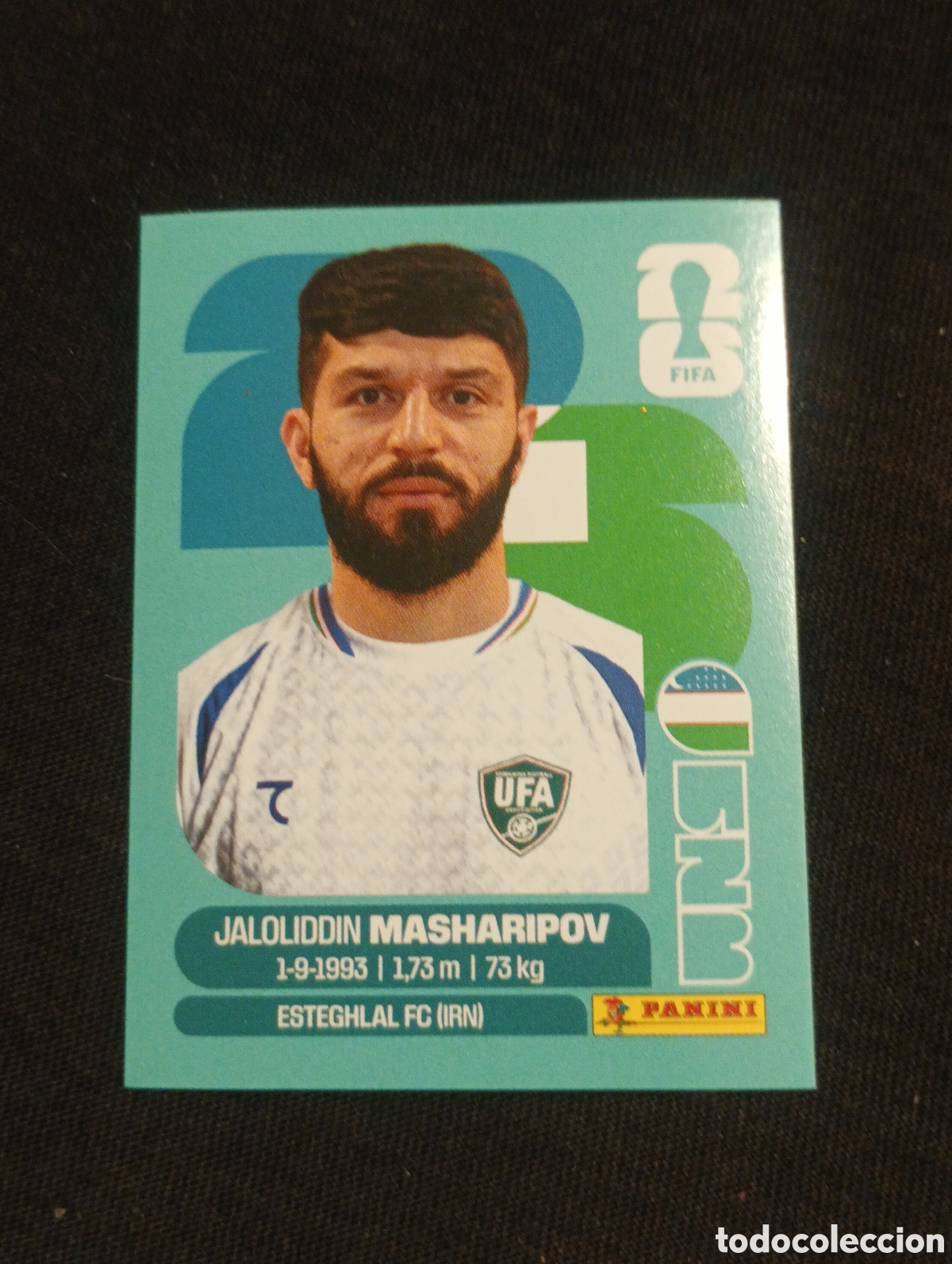 Cromos de f&uacute;tbol: mundial panini 2026 jaloliddin masharipov