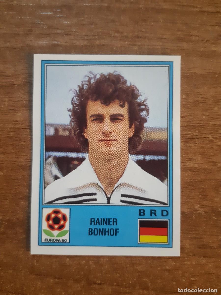 Cromos de f&uacute;tbol: N&deg;42 RAINER BONHOF ALEMANIA EUROPA 80 PANINI EURO ITALIA 1980 PANINI.NUNCA PEGADO, SIN PEGAR
