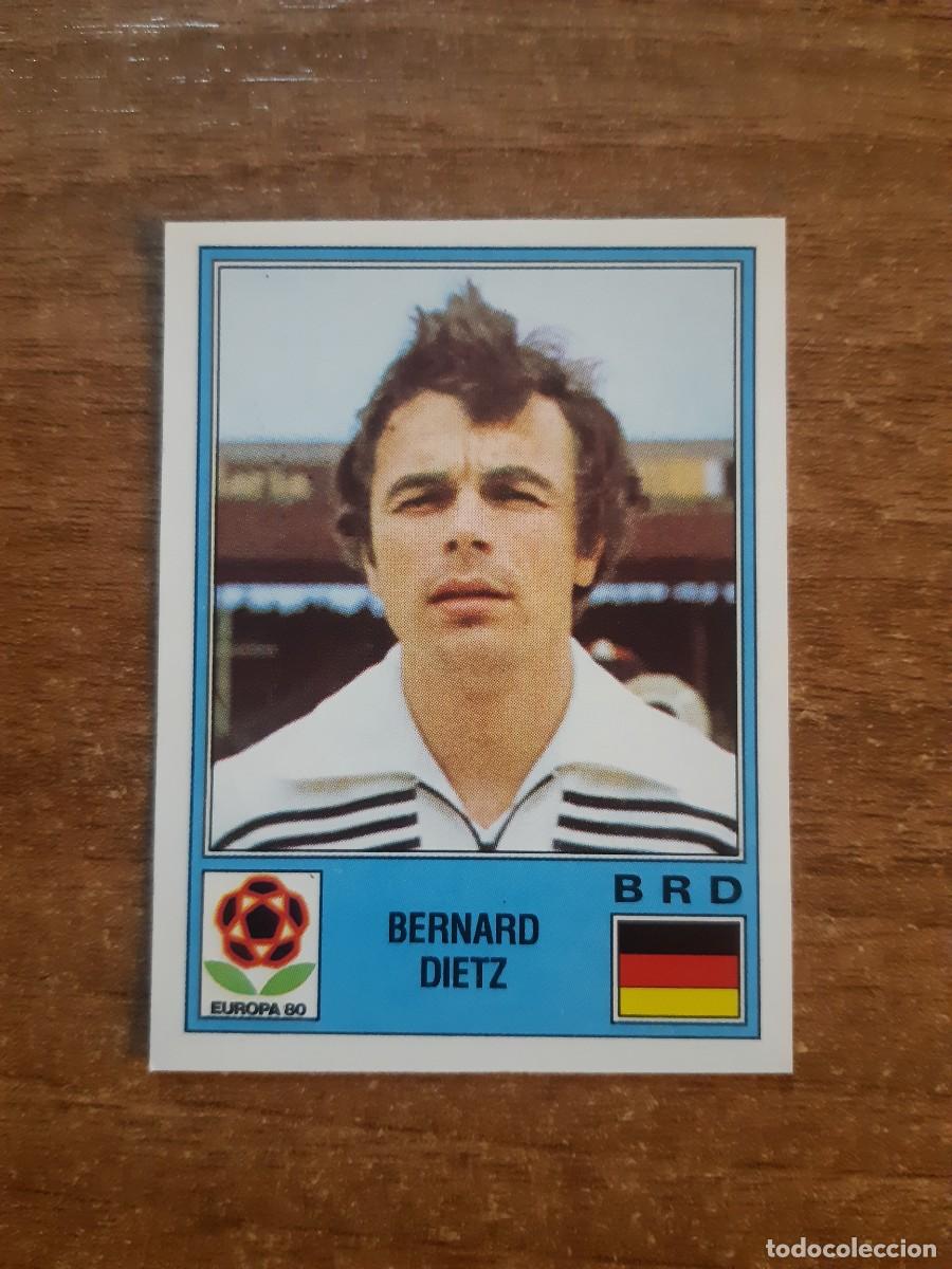 Cromos de f&uacute;tbol: N&deg;41 BERNARD DIETZ ALEMANIA EUROPA 80 PANINI EURO ITALIA 1980 PANINI.NUNCA PEGADO, SIN PEGAR