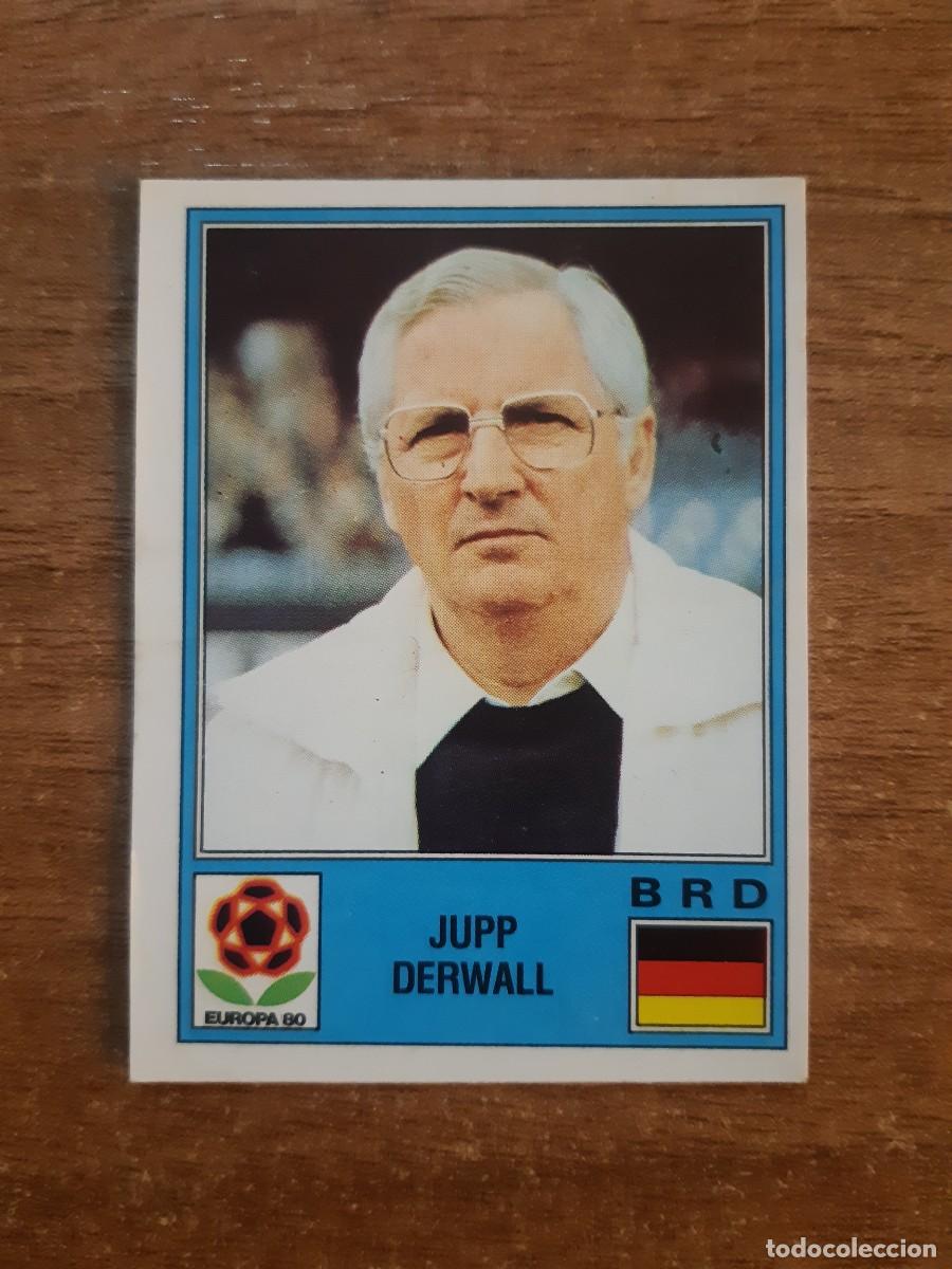 Cromos de f&uacute;tbol: N&deg;36 JUPP DERWALL ALEMANIA EUROPA 80 PANINI EURO ITALIA 1980 PANINI.NUNCA PEGADO, SIN PEGAR