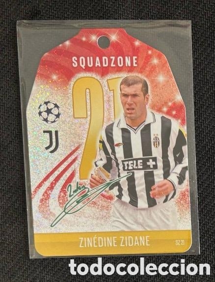 Cromos de f&uacute;tbol: ZIDANE Festive Edition Squadzone JUVENTUS