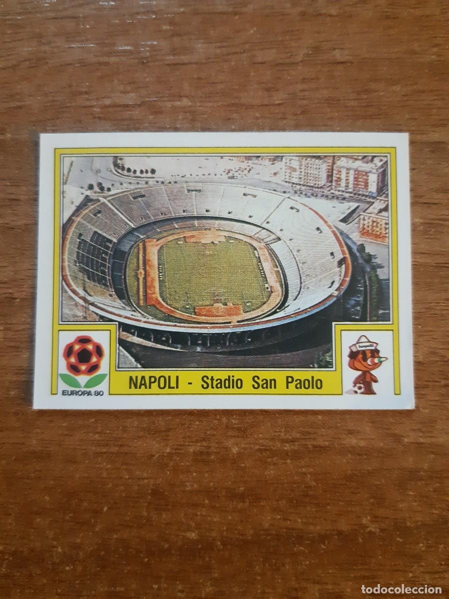 Cromos de f&uacute;tbol: N&deg;30 NAPOLI ESTADIO SAN PAOLO EUROPA 80 PANINI EURO ITALIA 1980. SIN PEGAR NUNCA PEGADO