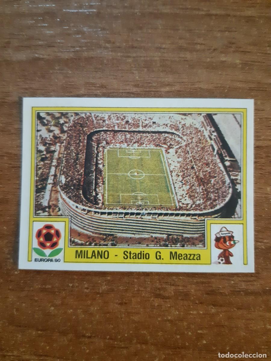 Cromos de f&uacute;tbol: N&deg;27 MILANO ESTADIO G. MEAZZA EUROPA 80 PANINI EURO ITALIA 1980. SIN PEGAR NUNCA PEGADO