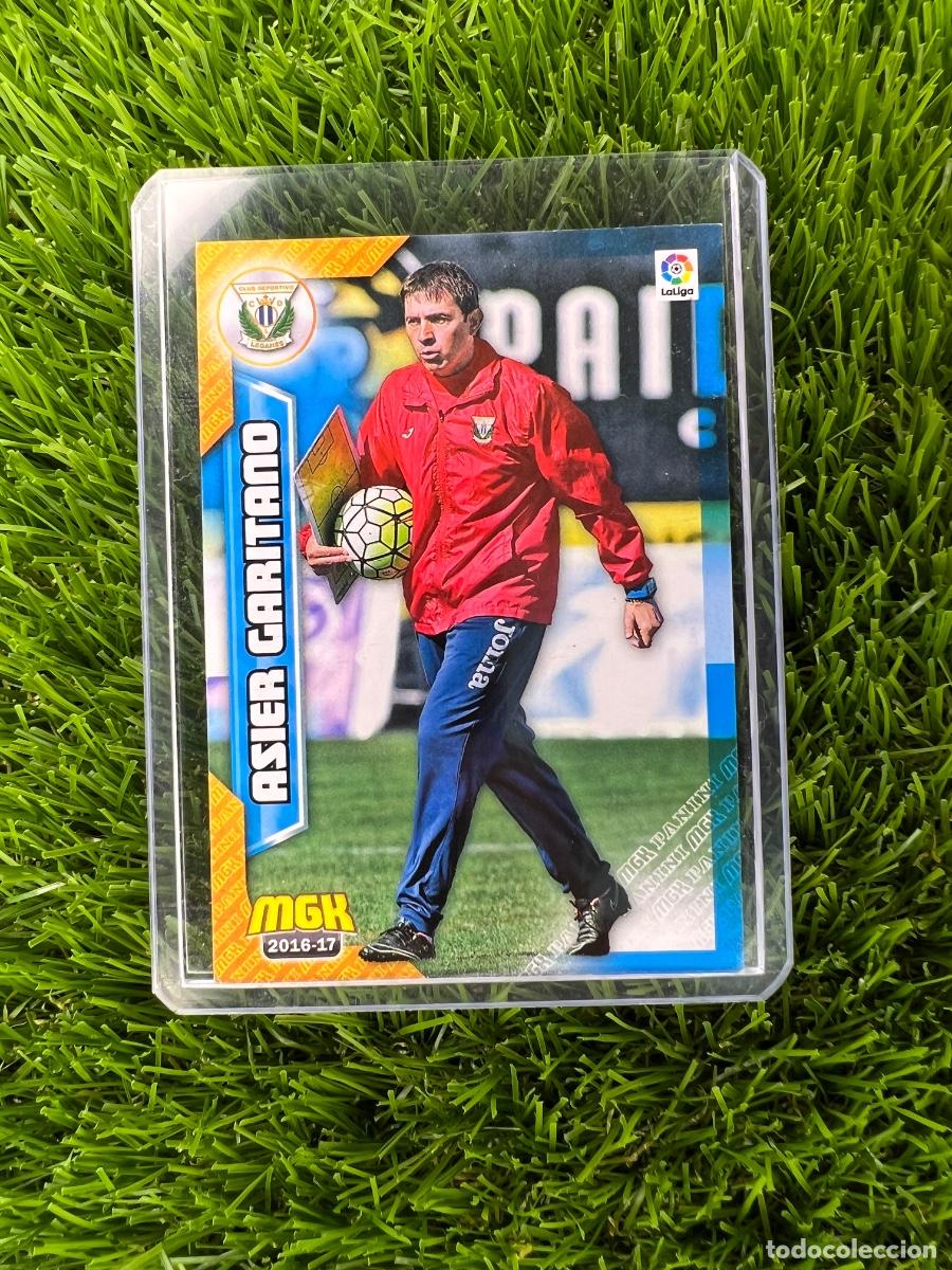 Cromos de f&uacute;tbol: N&ordm; 299 Asier Garitano Entrenador CD Legan&eacute;s Megacracks 16 17
