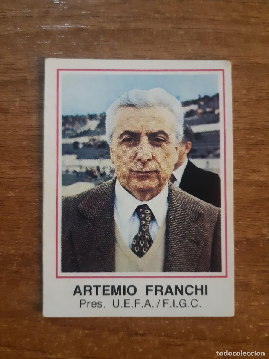 Cromos de f&uacute;tbol: N&deg;20 ARTEMIO FRANCHI PRESIDENTE UEFA EUROPA 80 PANINI EURO ITALIA 1980. SIN PEGAR NUNCA PEGADO