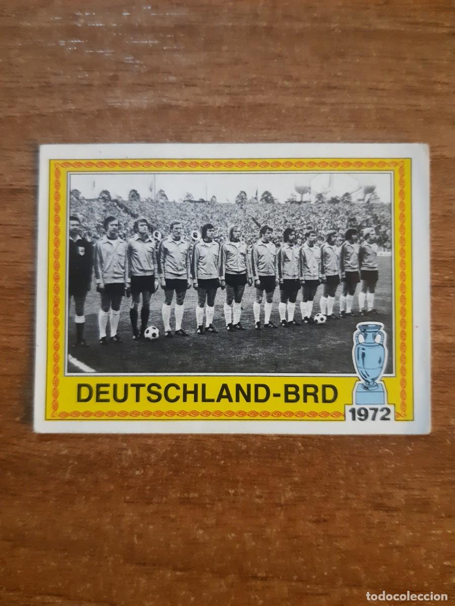 Cromos de f&uacute;tbol: N&deg;17 ALINEACI&Oacute;N ALEMANIA CAMPEON 1972 EUROPA 80 PANINI EURO ITALIA 1980. SIN PEGAR NUNCA