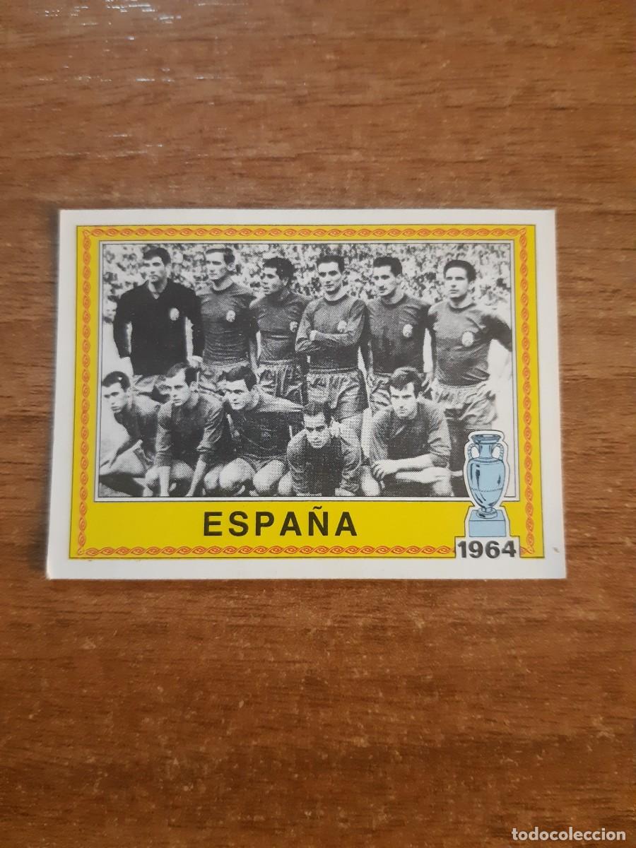 Cromos de f&uacute;tbol: N&deg;13 ALINEACI&Oacute;N ESPA&Ntilde;A CAMPEON 1964 EUROPA 80 PANINI EURO ITALIA 1980. SIN PEGAR NUNCA