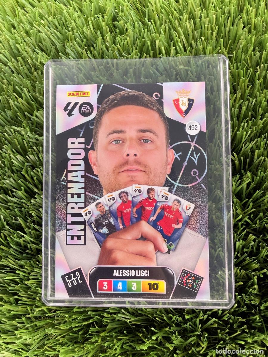 Cromos de f&uacute;tbol: N&ordm; 492 Alessio Lisci Entrenador CA Osasuna Adrenalyn XL 25 26
