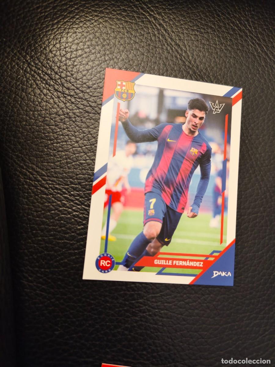 Cromos de f&uacute;tbol: 16-B DAKA FINAL WHISTLE 25 26 GUILLE FERN&Aacute;NDEZ BARCELONA BASE 2025 2026 AAG