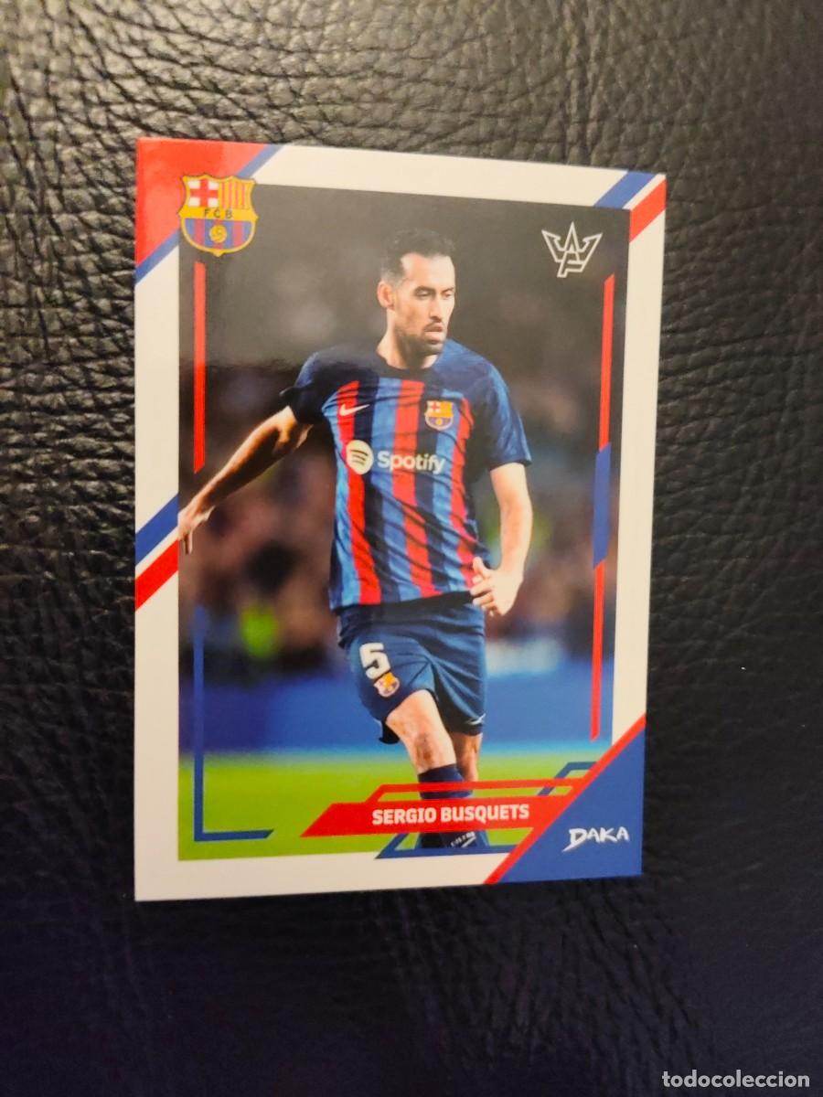 Cromos de f&uacute;tbol: 30-B DAKA FINAL WHISTLE 25 26 SERGIO BUSQUETS BARCELONA BASE 2025 2026 AAG