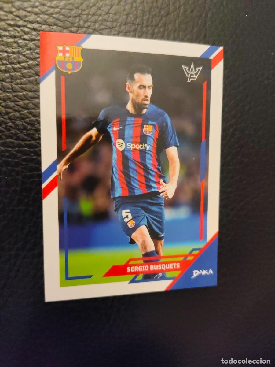 Cromos de f&uacute;tbol: 30-B DAKA FINAL WHISTLE 25 26 SERGIO BUSQUETS BARCELONA BASE 2025 2026 AAG