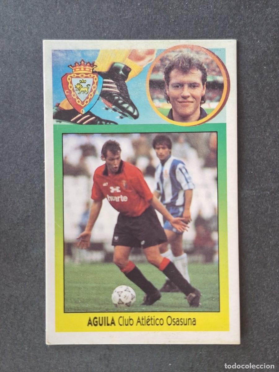 Cromos de f&uacute;tbol: L3 AGUILA C. A. OSASUNA LIGA ESTE 1993 1994 93 94 CARTON NUNCA PEGADO SIN PEGAR