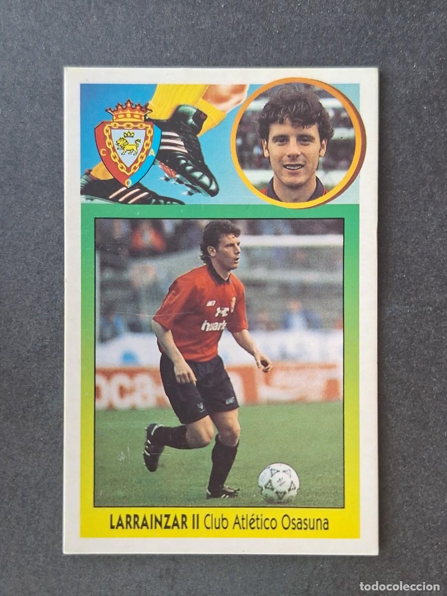 Cromos de f&uacute;tbol: L3 LARRAINZAR II C. A. OSASUNA LIGA ESTE 1993 1994 93 94 CARTON NUNCA PEGADO SIN PEGAR