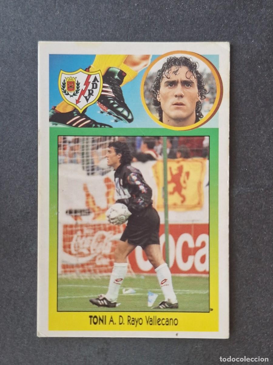 Cromos de f&uacute;tbol: L3 TONI RAYO VALLECANO LIGA ESTE 1993 1994 93 94 CARTON NUNCA PEGADO SIN PEGAR
