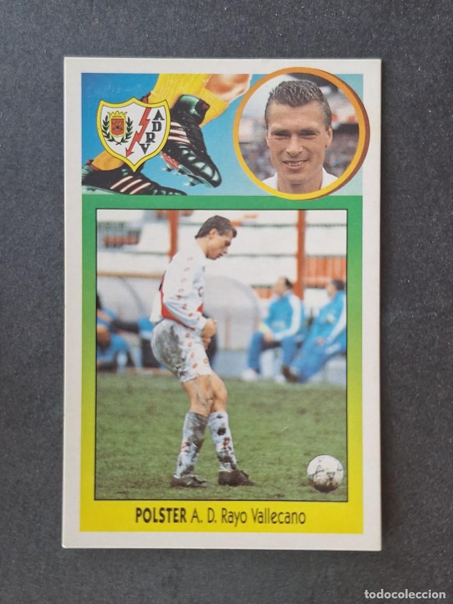 Cromos de f&uacute;tbol: L3 POLSTER RAYO VALLECANO LIGA ESTE 1993 1994 93 94 CARTON NUNCA PEGADO SIN PEGAR