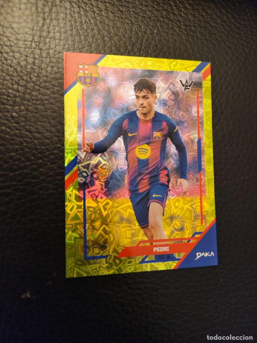 Cromos de f&uacute;tbol: 7-B DAKA FINAL WHISTLE 25 26 PEDRI BARCELONA PARALELA HOLOGR&Aacute;FICA 2025 2026 AAG