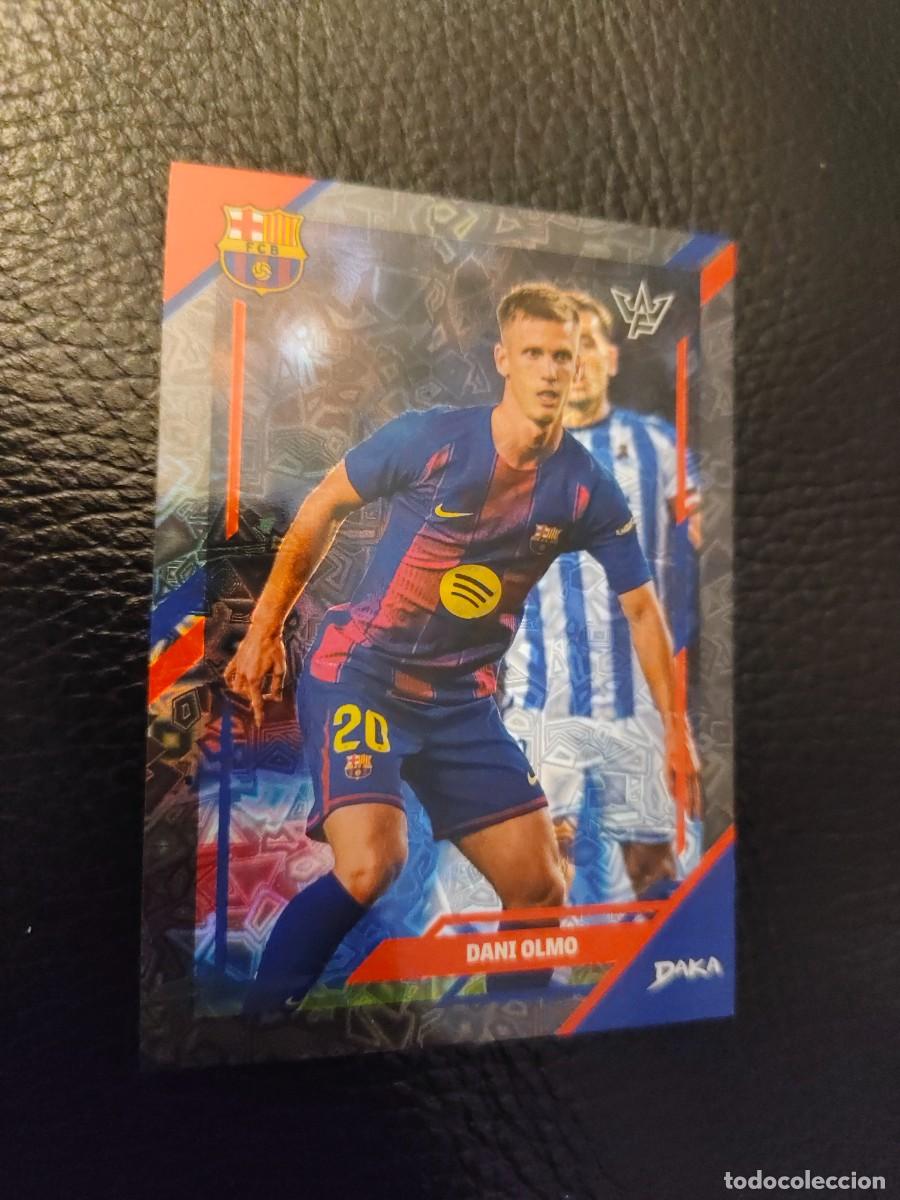 Cromos de f&uacute;tbol: 15-B DAKA FINAL WHISTLE 25 26 DANI OLMO BARCELONA PARALELA HOLOGR&Aacute;FICA 2025 2026 AAG