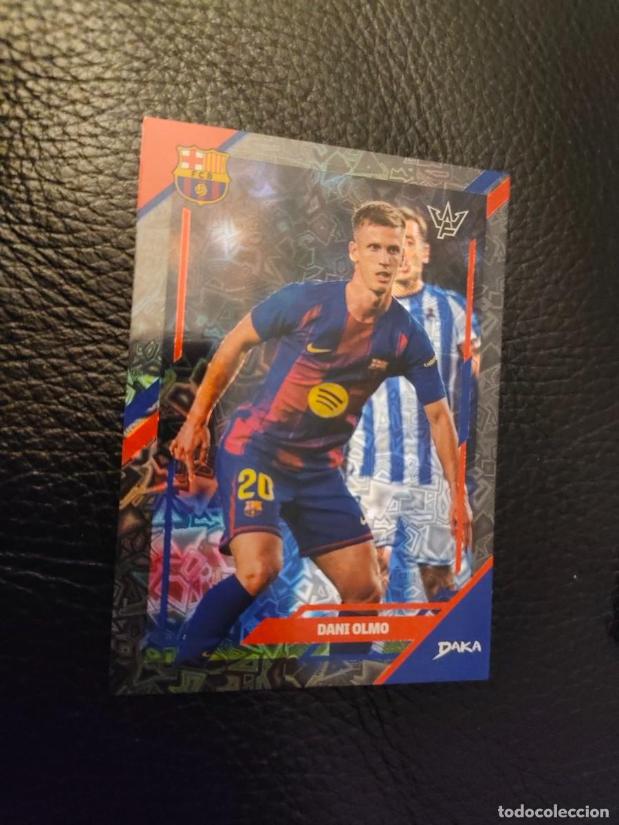 Cromos de f&uacute;tbol: 15-B DAKA FINAL WHISTLE 25 26 DANI OLMO BARCELONA PARALELA HOLOGR&Aacute;FICA 2025 2026 AAG