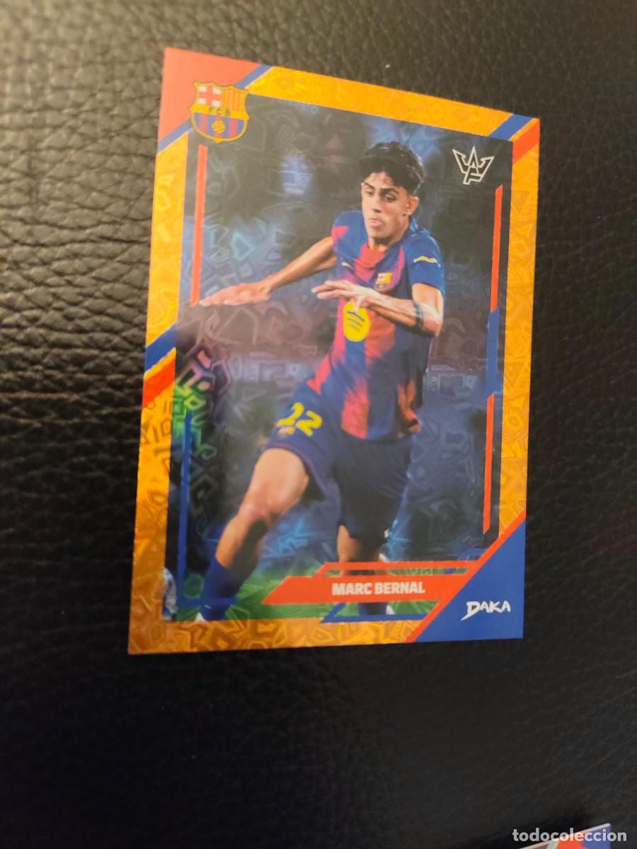 Cromos de f&uacute;tbol: 18-B DAKA FINAL WHISTLE 25 26 MARC BERNAL BARCELONA PARALELA HOLOGR&Aacute;FICA 2025 2026 AAG