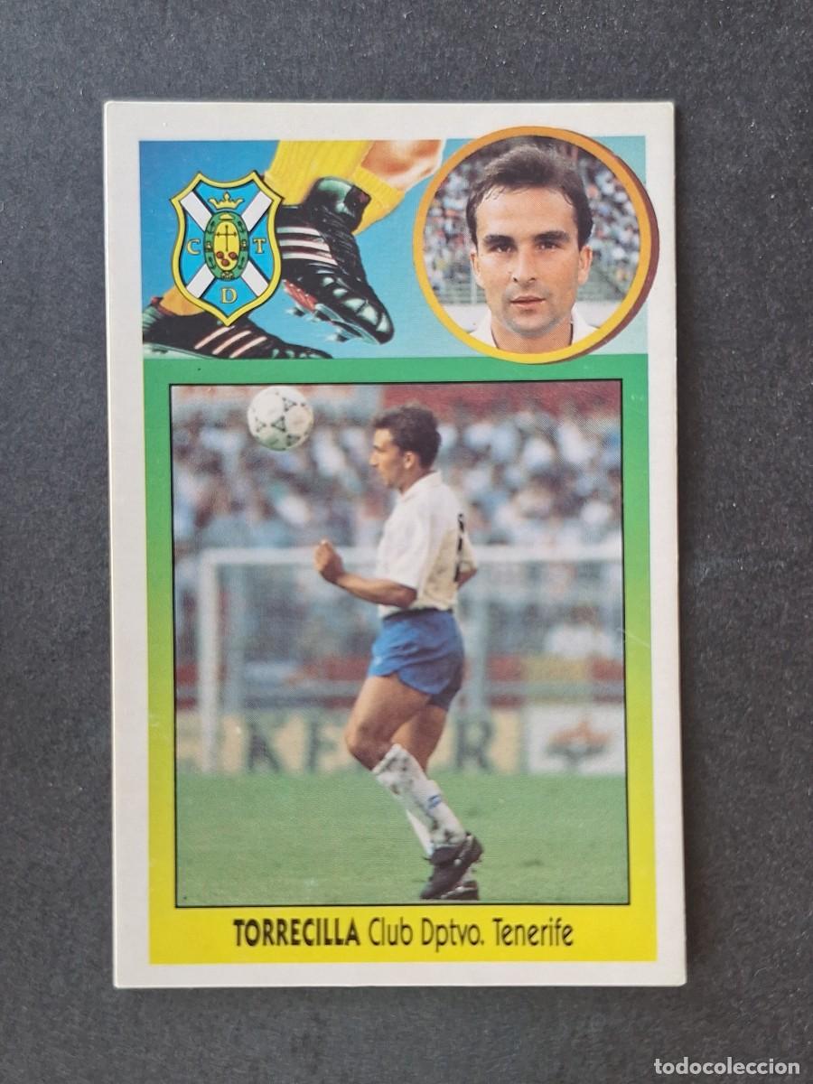 Cromos de f&uacute;tbol: L3 TORRECILLA C. D. TENERIFE LIGA ESTE 1993 1994 93 94 CARTON NUNCA PEGADO SIN PEGAR