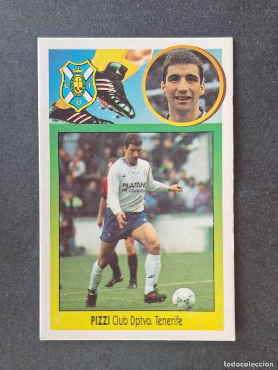 Cromos de f&uacute;tbol: L3 PIZZI C. D. TENERIFE LIGA ESTE 1993 1994 93 94 CARTON NUNCA PEGADO SIN PEGAR