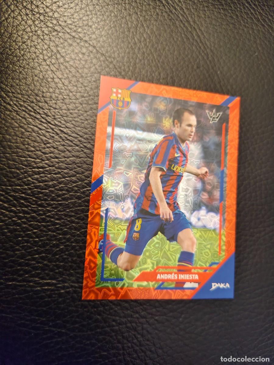 Cromos de f&uacute;tbol: 29-B DAKA FINAL WHISTLE 25 26 ANDR&Eacute;S INIESTA BARCELONA PARALELA HOLOGR&Aacute;FICA 2025 2026 AAG